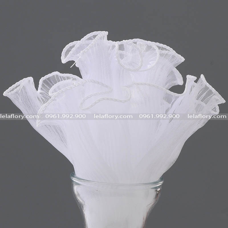 Voan sóng, voan nhăn Hàn Quốc bó hoa, trang trí hoa tươi, hoa sáp quà tặng cao cấp - GIA0070/GIA0083