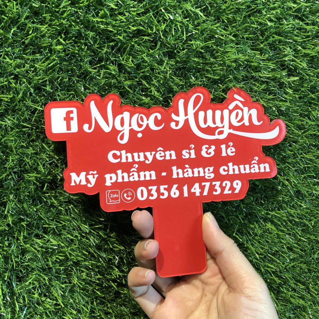 Bảng hiệu cầm tay in theo yêu cầu