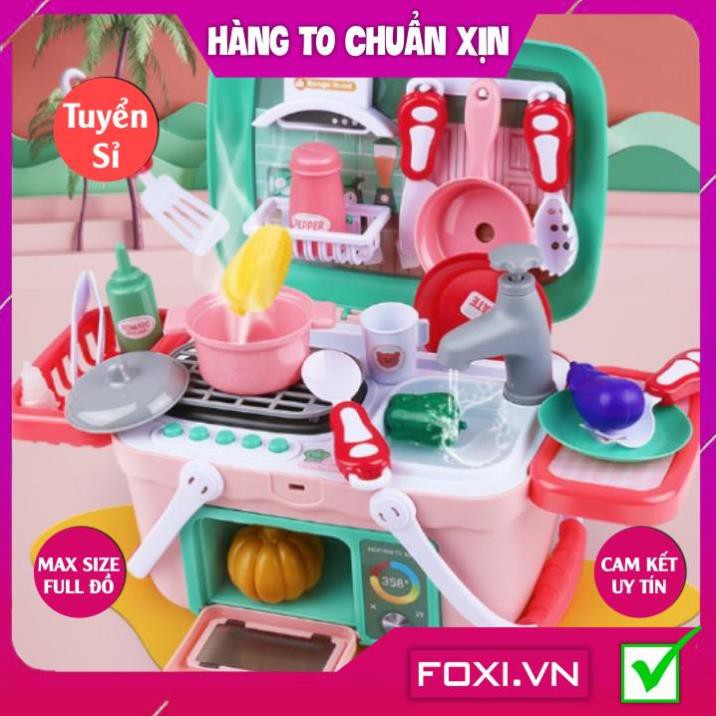 [FREESHIP HÀNG ĐẸP] Bộ đồ chơi nấu ăn-bác sĩ-nướng BBQ Foxi-nhập vai-giáo dục hướng nghiệp-có pin-âm thanh như thật