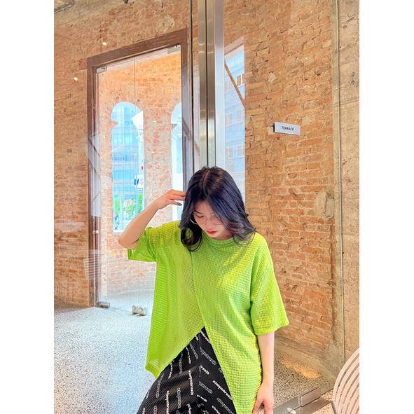 Set Dài Áo Xanh Xẻ Quần Đen DậpLy 💚🖤