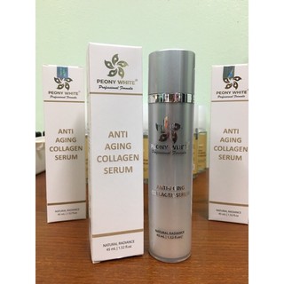 Collagen nám PEONY WHITE ,phục hồi da hư tổn, căng bóng dày khoẻ da(mẫu mới 45ml)