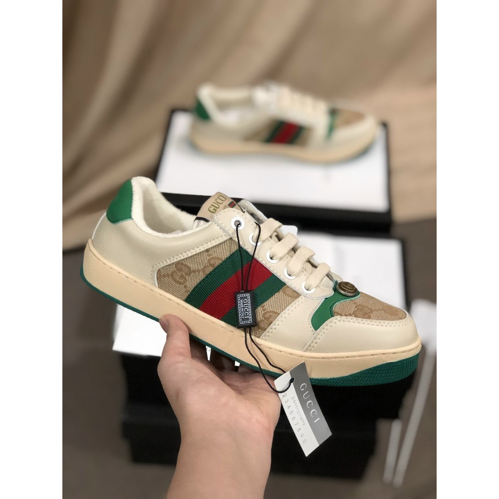 Giày thể thao Sneaker -𝐆𝐮𝐜𝐜𝐢 𝐒ơ𝐧 𝐓ù𝐧𝐠 sc phối đồ sang chảnh phong cách đi giày đôi thì tuyệt vời