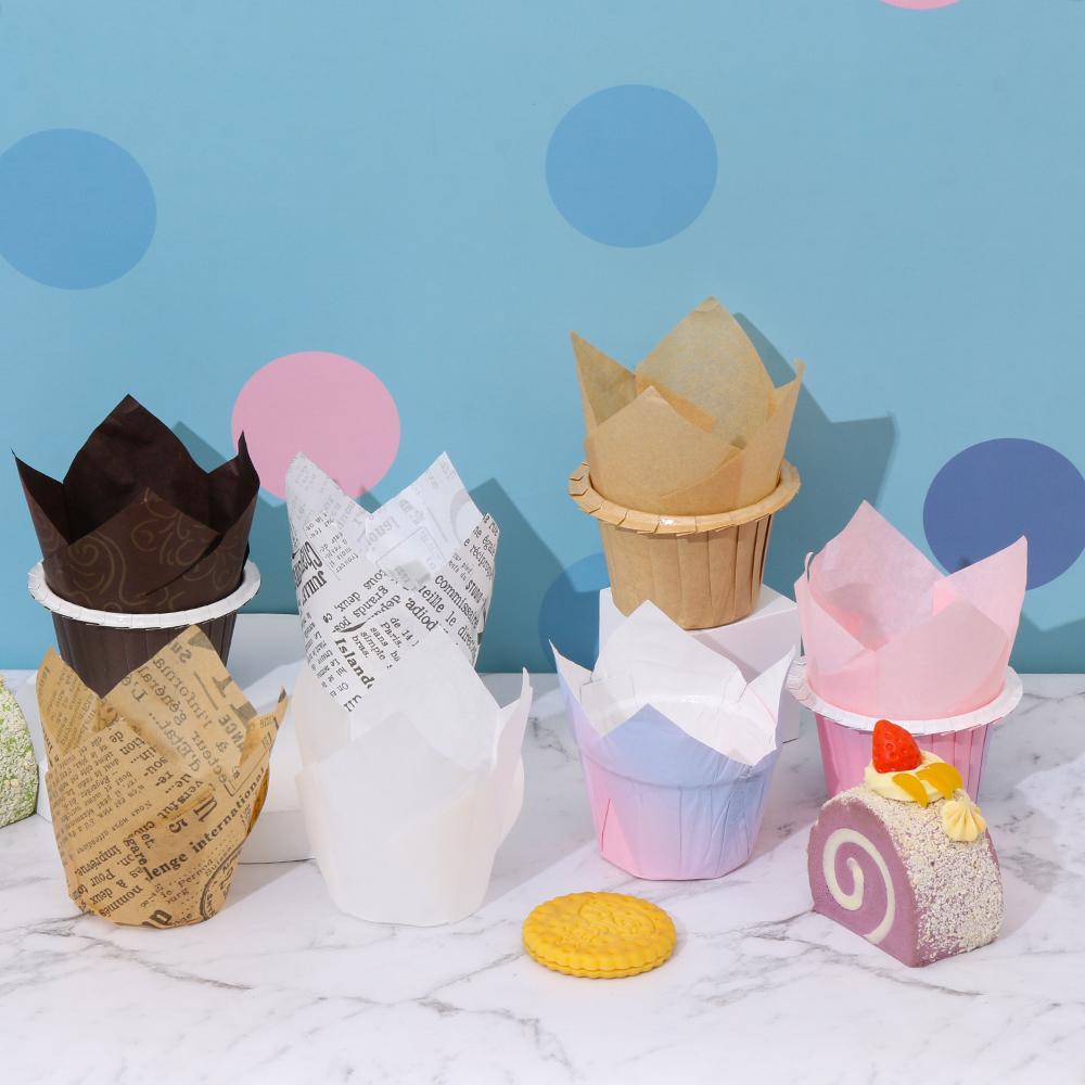 WONDER Set 50 CốC GiấY ĐựNg BáNh Cupcake TiệN DụNg