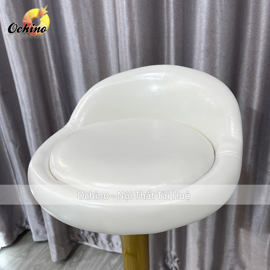 Ghế Chụp Hình, Ghế Makeup Chân Vàng K1 Sơn Tĩnh Điện Nhập Khẩu Mẫu TỰA THẤP ( Ảnh Thật Shop Chụp)