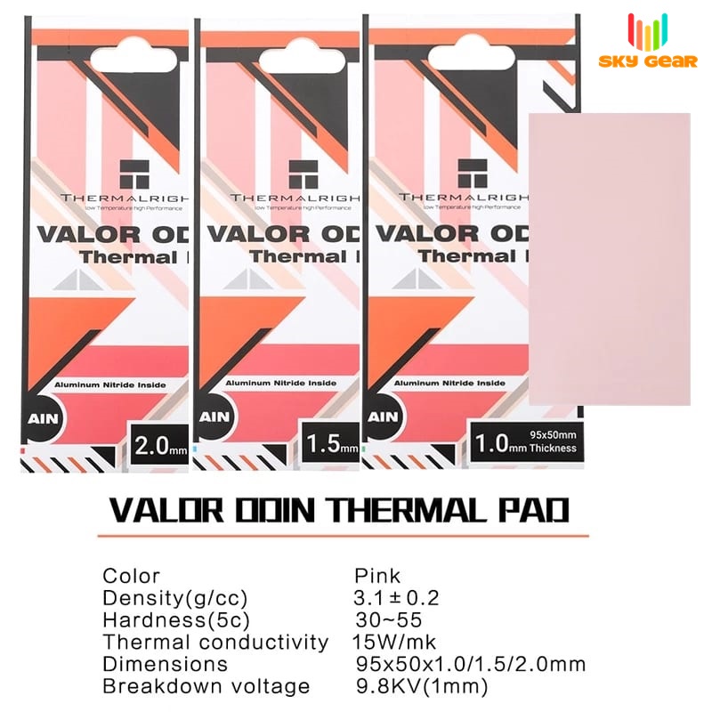 Miếng tản nhiệt cao cấp Thermalright Valor Odin 15W/mk