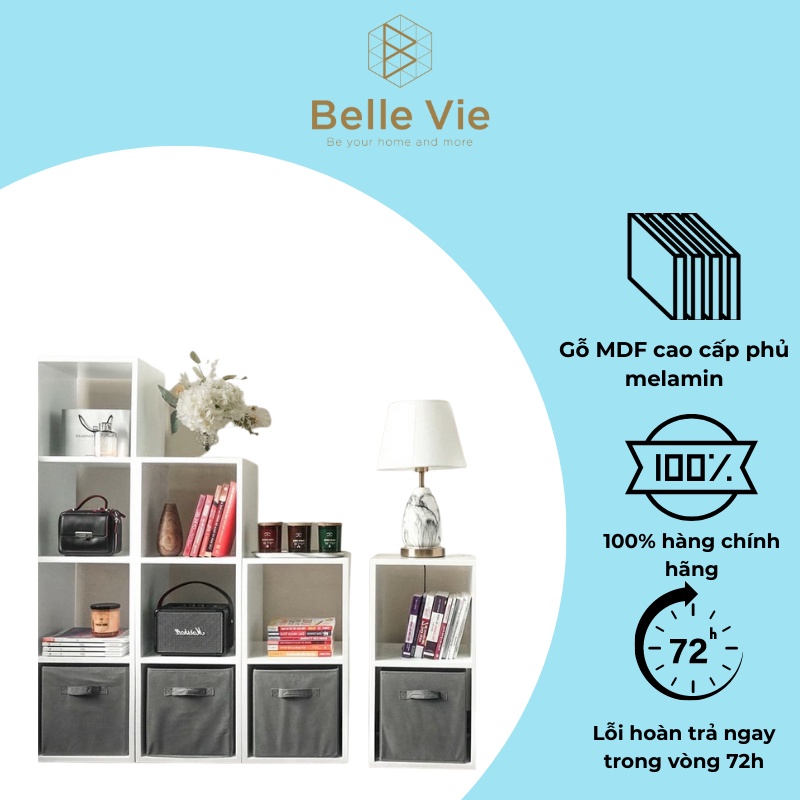 [Mã LIFEXANH03 giảm 10% đơn 500K] Kệ Gỗ Tổ Ong BELLEVIE Đa Năng Tiện Ích