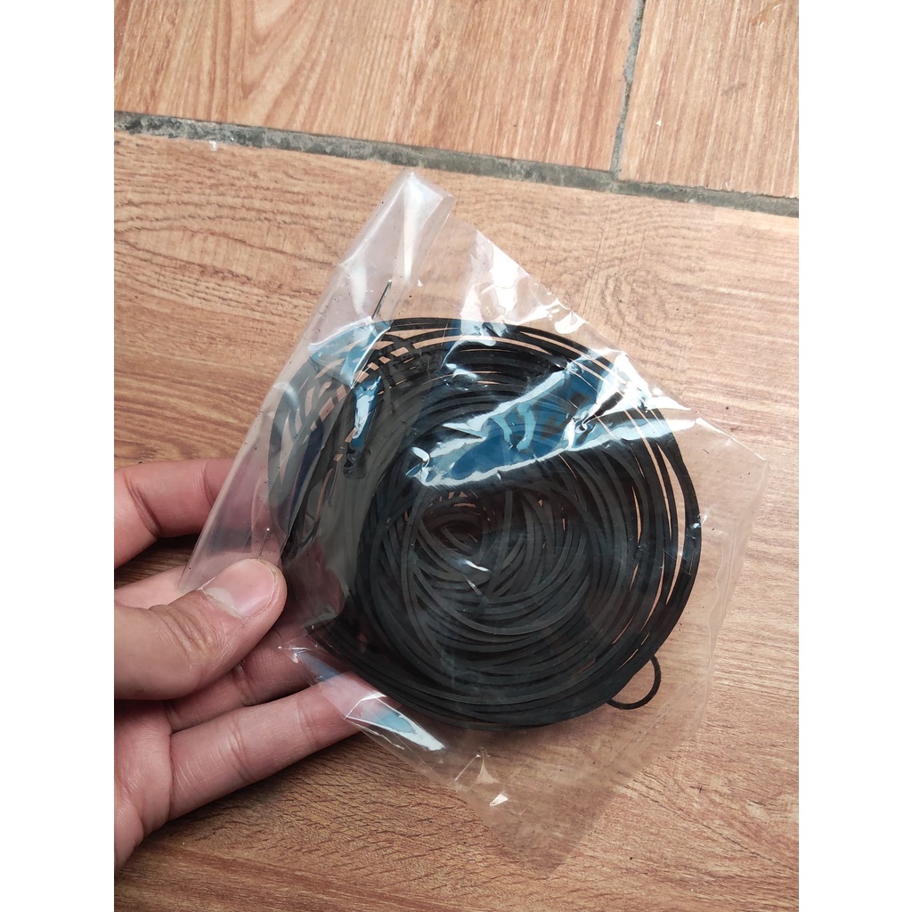 Túi 100 dây curoa vuông - 30 dây curoa dẹt dùng thay thế cho các loại đài RADIO , CASSETTE