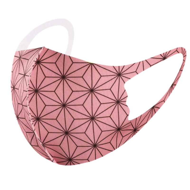 Khẩu Trang Chống Gió Chống Bụi Thoáng Khí In Hình Anime Demon Slayer