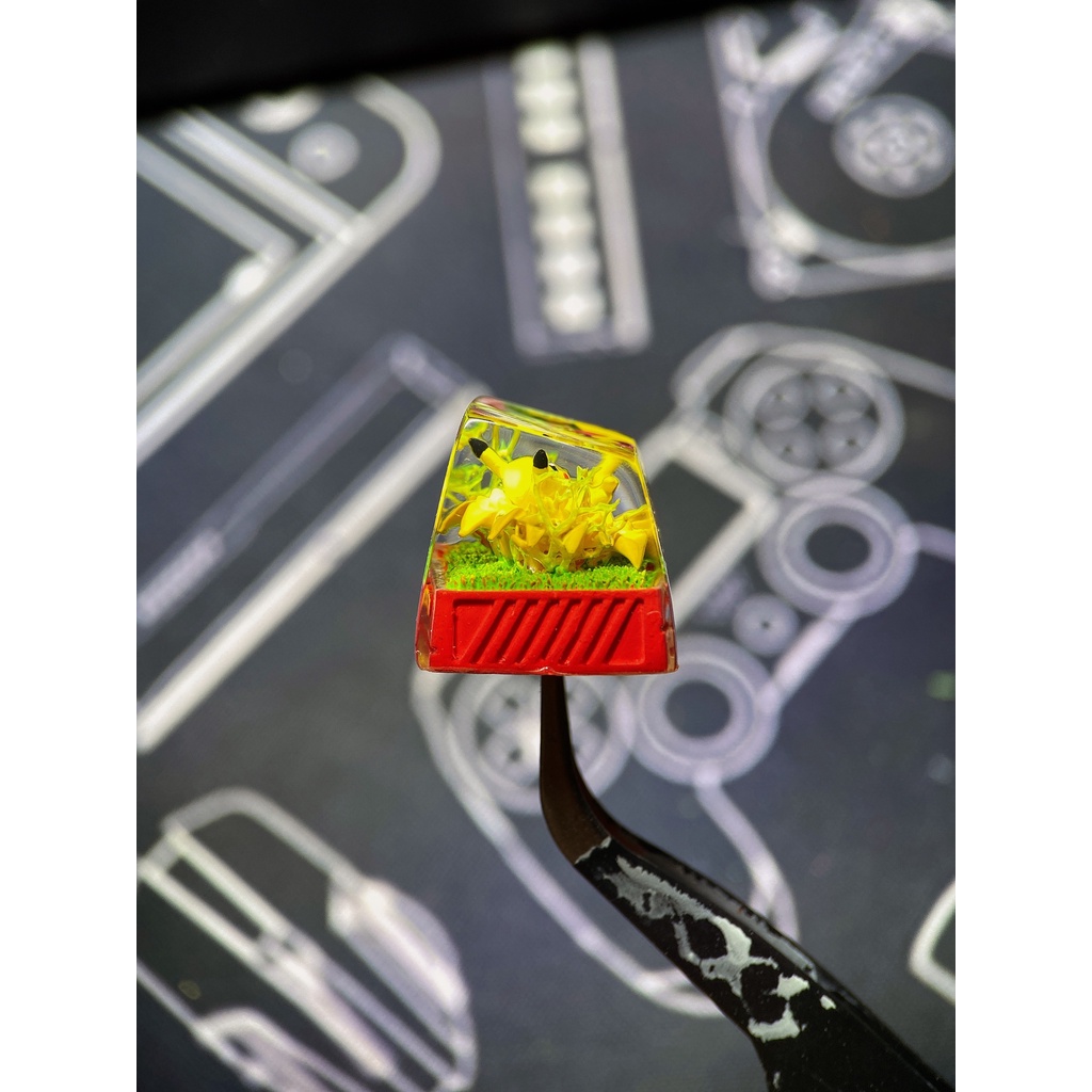 Keycap resin pokemon - nút bàn phím cơ - artisan