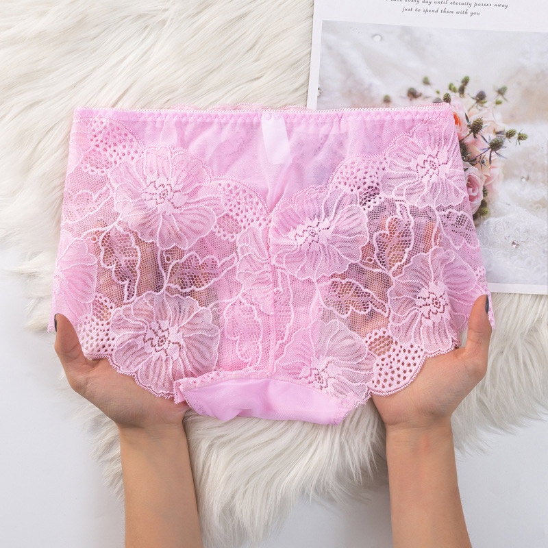 Set 3 Quần Lót Ren Trong Suốt Gợi Cảm Cho Nữ ZXYOUPING