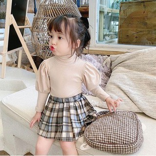 ÁO THUN CỔ CAO CHO BÉ