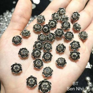 CHARM HOA SEN BẠC 925