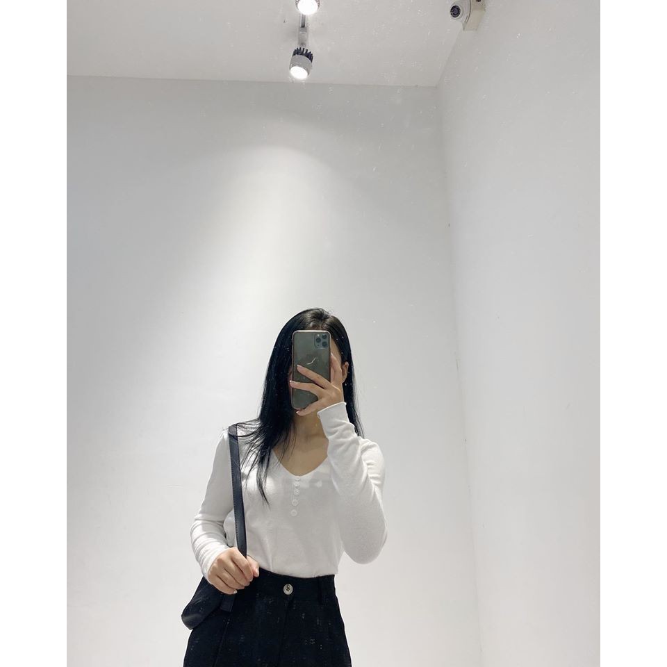 (FREESHIP) Áo len mỏng cổ tim Ulzzang