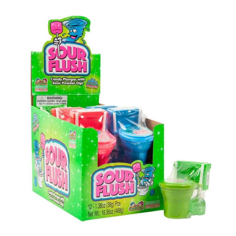 Kẹo Mút Bồn Cầu Sour Flush 39g