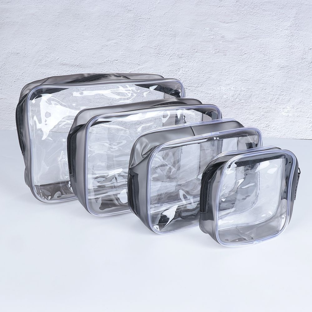 Túi đựng mỹ phẩm bằng PVC trong suốt tùy chọn kích thước chất lượng cao