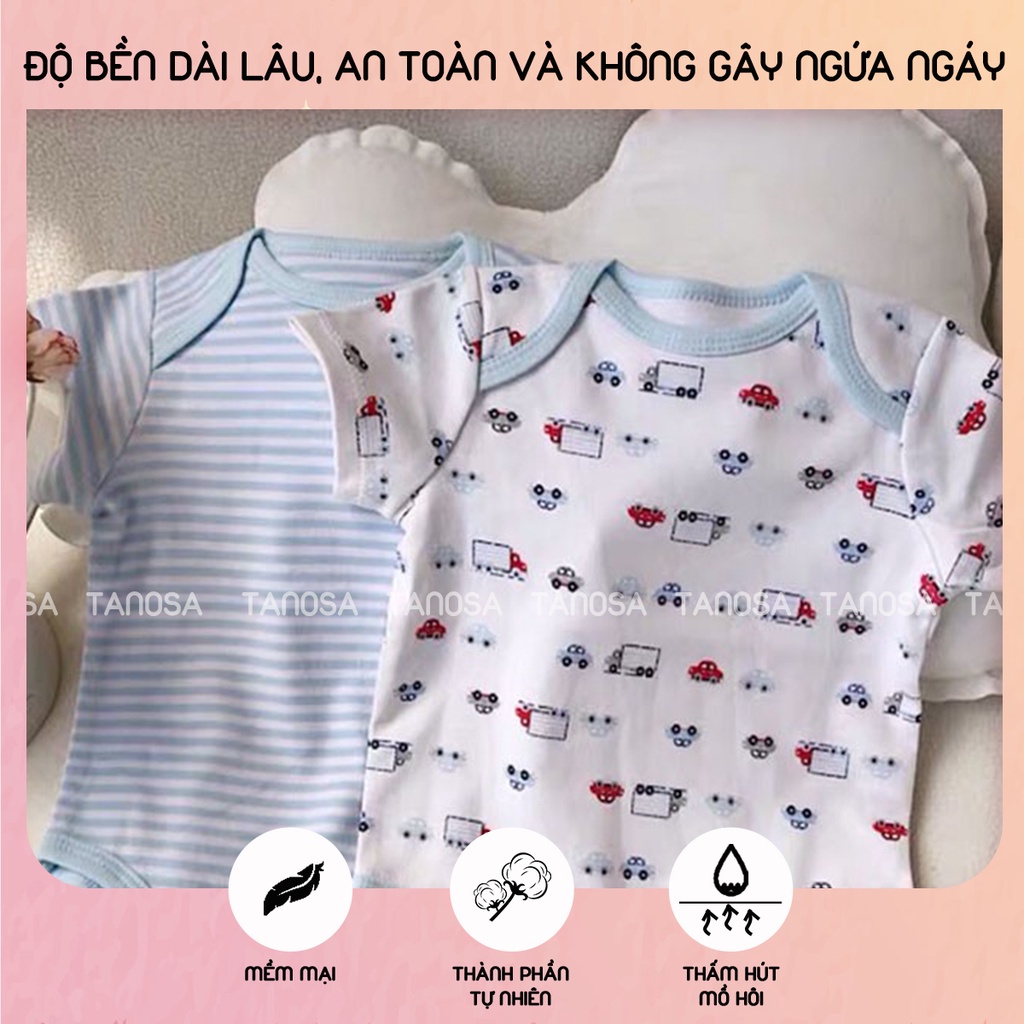 Bộ Bodysuit Cho Bé Trai Và Bé Gái 0-14kg Hàng Body