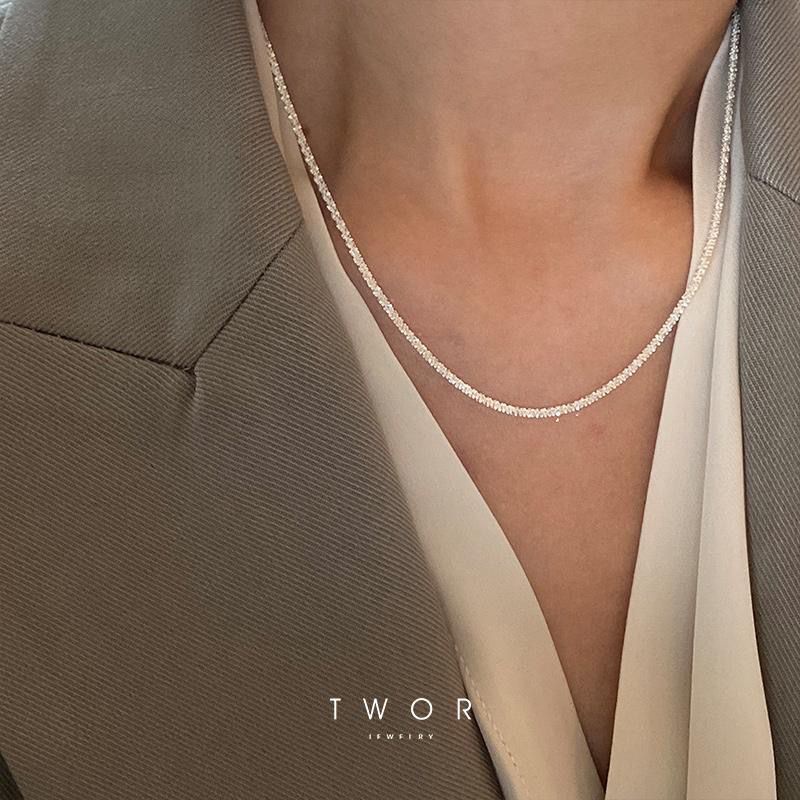 Dây Chuyền Bạc Phong Cách Hipster Thời Trang Cho Nữ