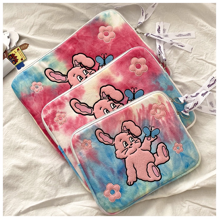 Túi đựng laptop 11/13/15 inch in hình chú thỏ dễ thương