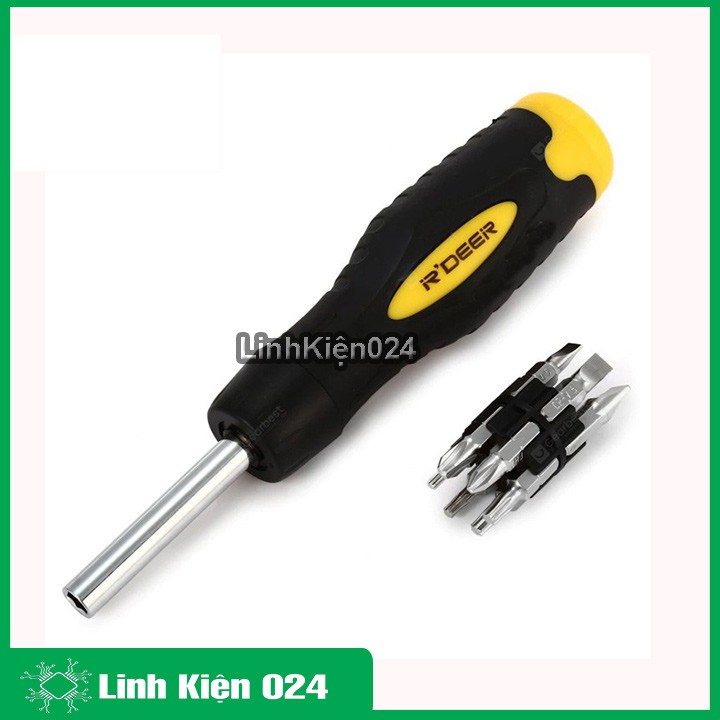 Tua Vít R'DEER RT-1613 Tặng 12 Đầu Vặn Vít