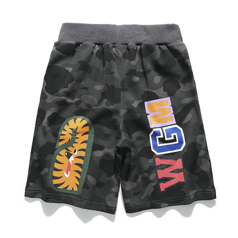 [Ảnh Thật] Quần short Bape xám hàng cao cấp Ss2021