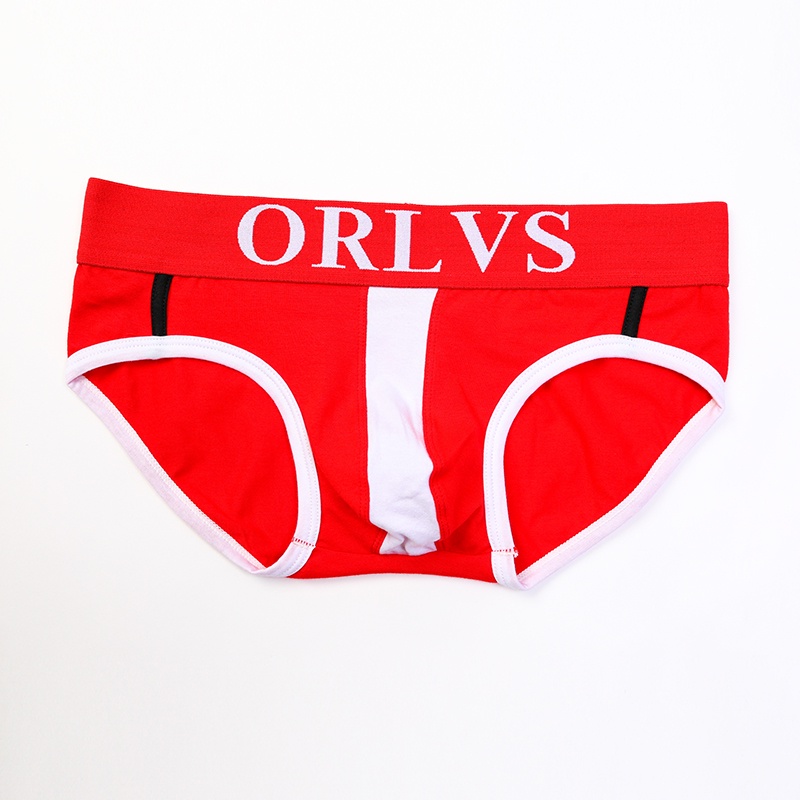 Quần lót ORLVS OR01 cotton sữa họa tiết kẻ sọc thoáng khí thoải mái cho nam