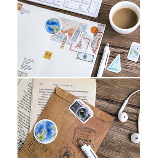 Set 46 nhãn dán trang trí sổ tay
