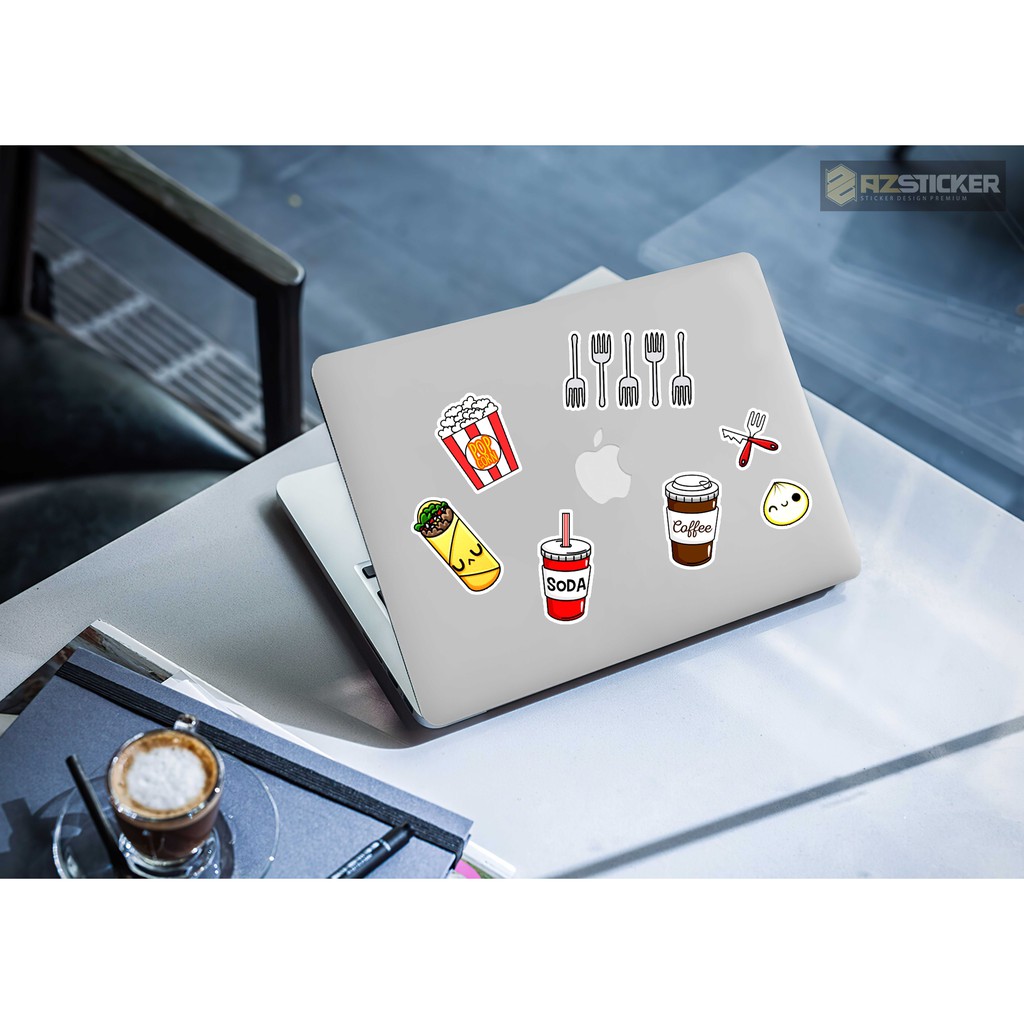 Miếng Dán Sticker Đồ Ăn FastFood | Sticker Dán Nón Bảo Hiểm , Sticker Dán Xe Máy , Sticker Dán Laptop , Dán Điện Thoại