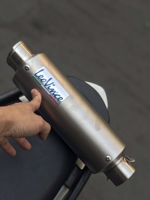 Lon bô pô tăng leovince bạc dài 240mm