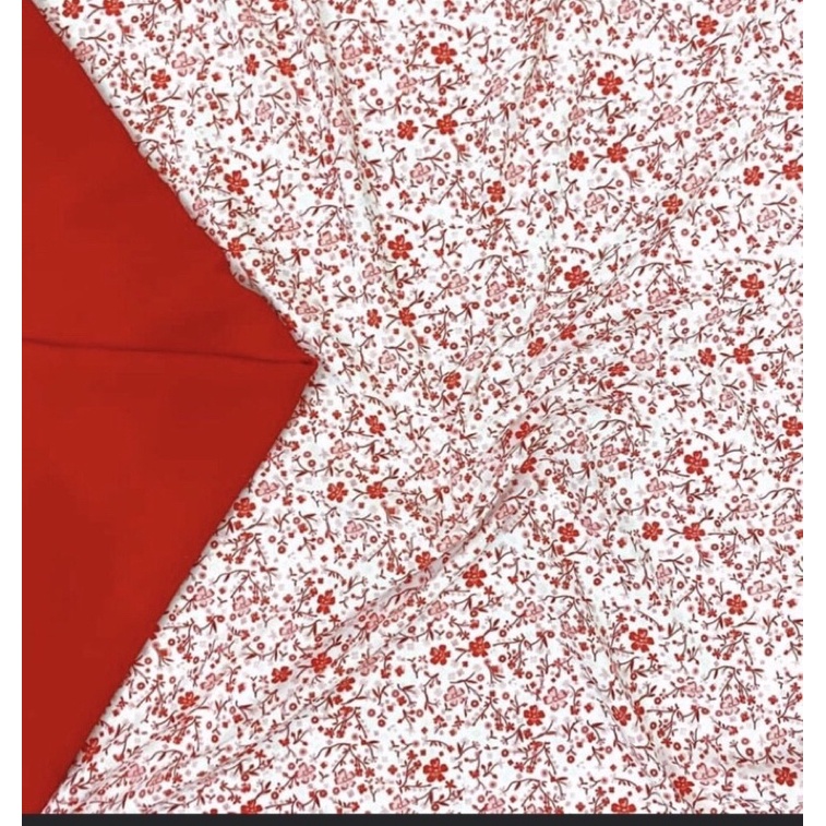 Vải áo dài hoa nhí