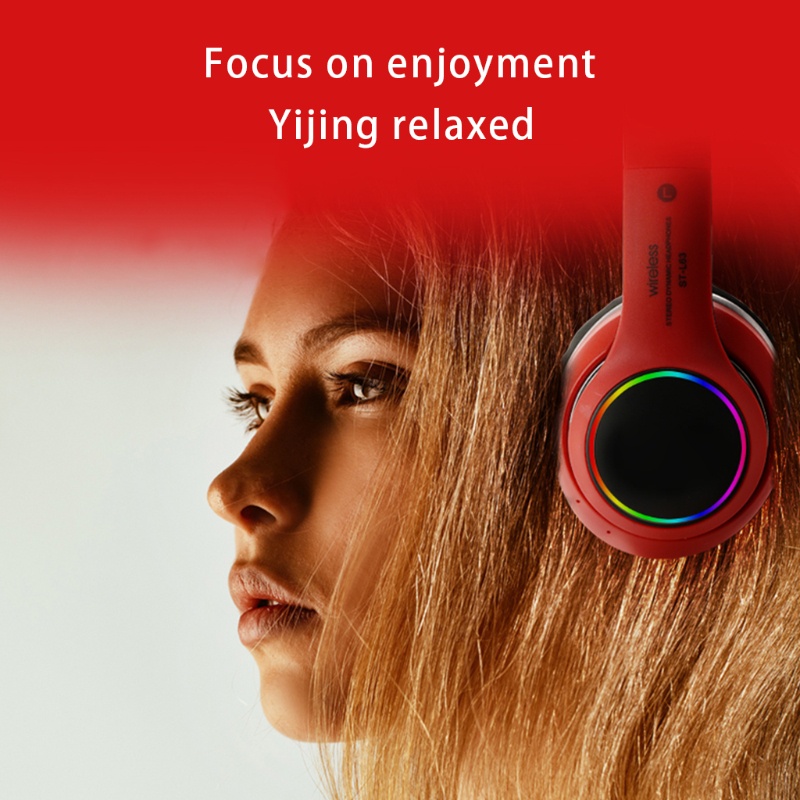 Tai Nghe Bluetooth ST-L63 Cho TF FM Radio Có Thể Gấp Gọn