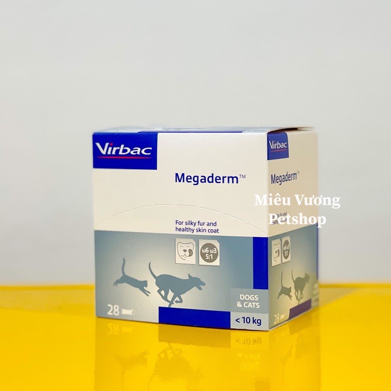 Gel dinh dưỡng Virbac Megaderm dưỡng mượt lông cho chó mèo