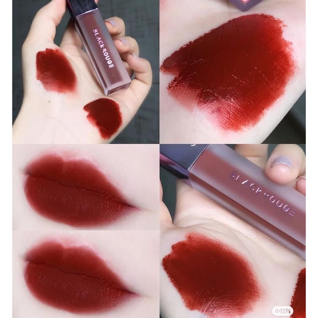 [MUA 1 TẶNG 1 Sample] TEM CHÍNH HÃNG - BLACK ROUGE - Son kem Airfit Velvet Ver 4,5,6