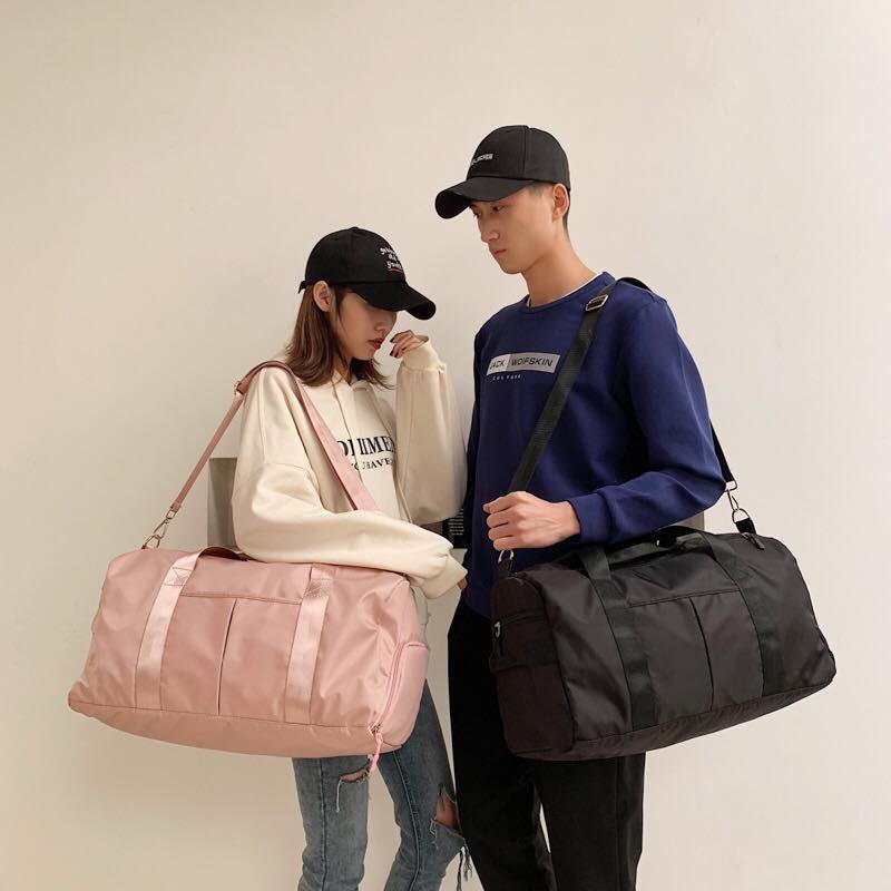 Túi trống du lịch da đen CK size to tiện lợi - shop8868