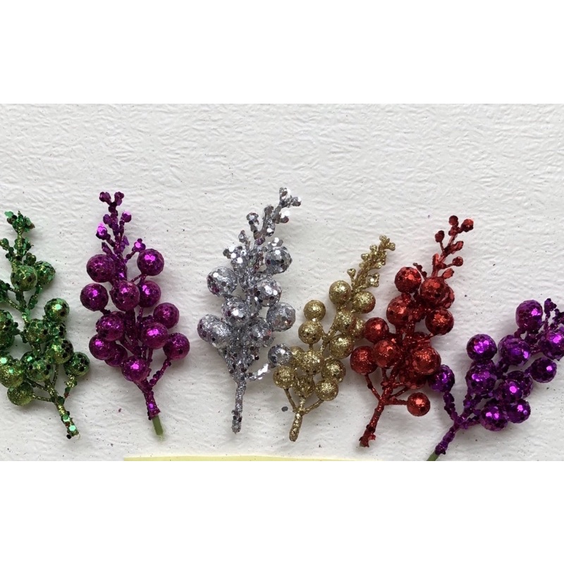 Cành sung nhũ kim tuyến trang trí tết