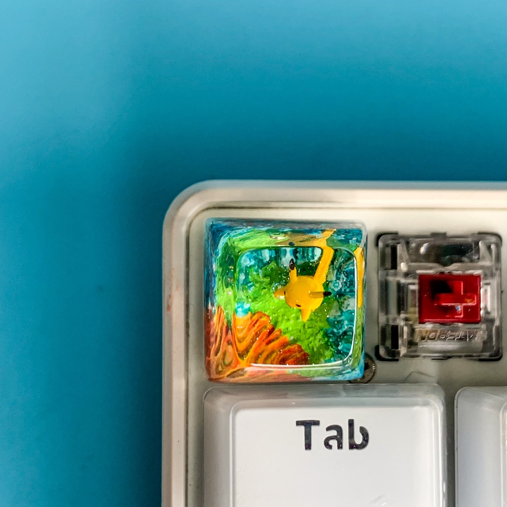 Nút bàn phím cơ máy tính - Artisan keycap - Pokemon Keycap