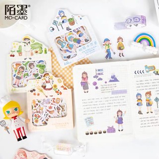 Set 40/50 stickers bé gái dễ thương