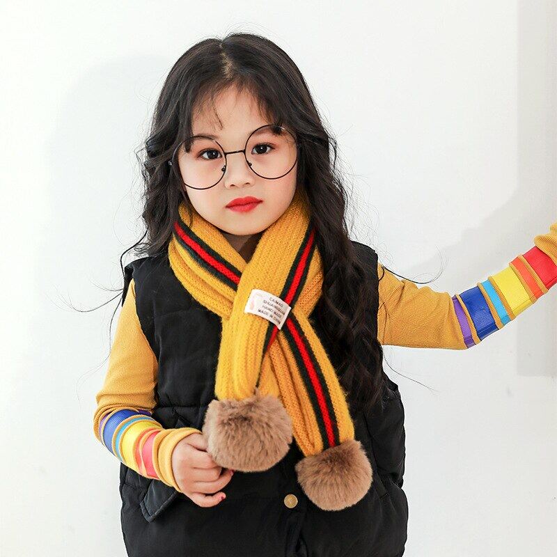 Khăn ChoàNg Len Cashmere Dễ Thương Cho Bé Trai Và GáI