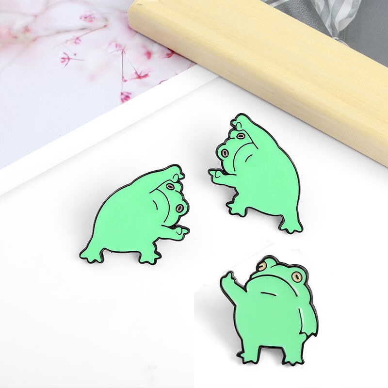 Ghim Cài Áo Hình Chú Ếch Dễ Thương