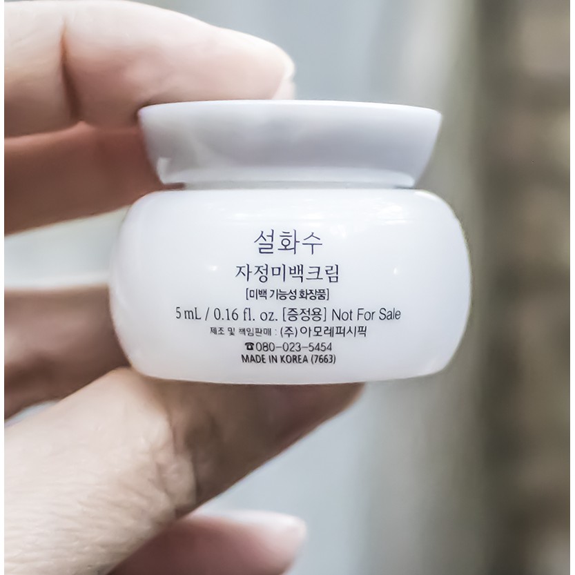 Kem dưỡng trắng da, bớt thâm nám Bạch Sâm sulwhasoo minisize 5ml | BigBuy360 - bigbuy360.vn