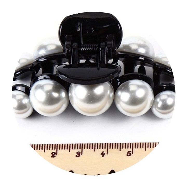 Kẹp tóc đính đá ngọc trai nhân tạo loại nhỏ phong cách Hàn Quốc thời trang nữ tính youngcityshop 30.000