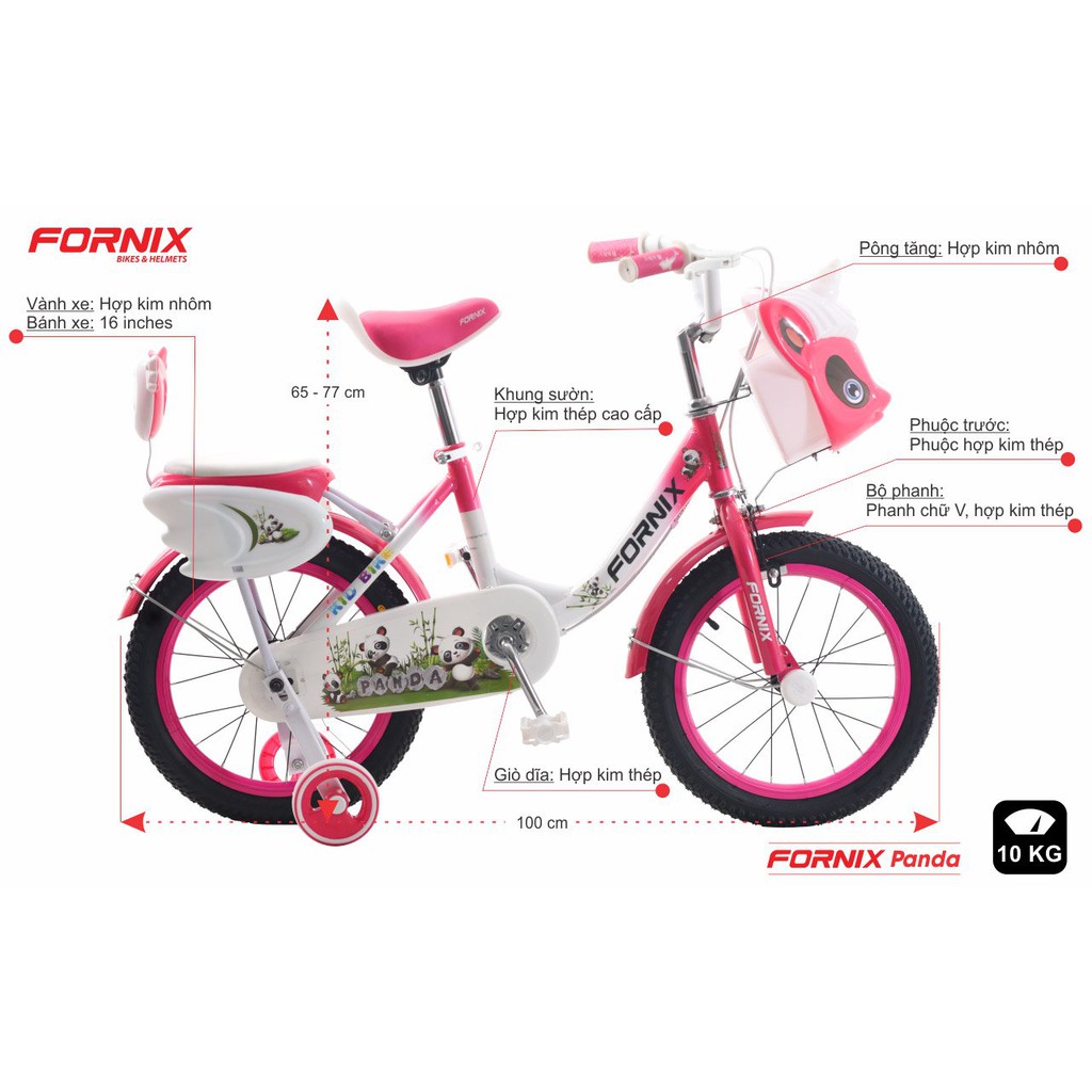 Xe đạp trẻ em Fornix Panda