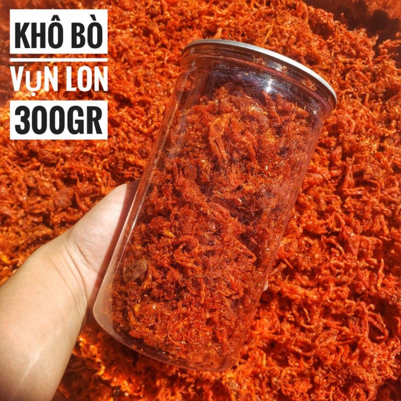 300gr khô bò sợi vụn