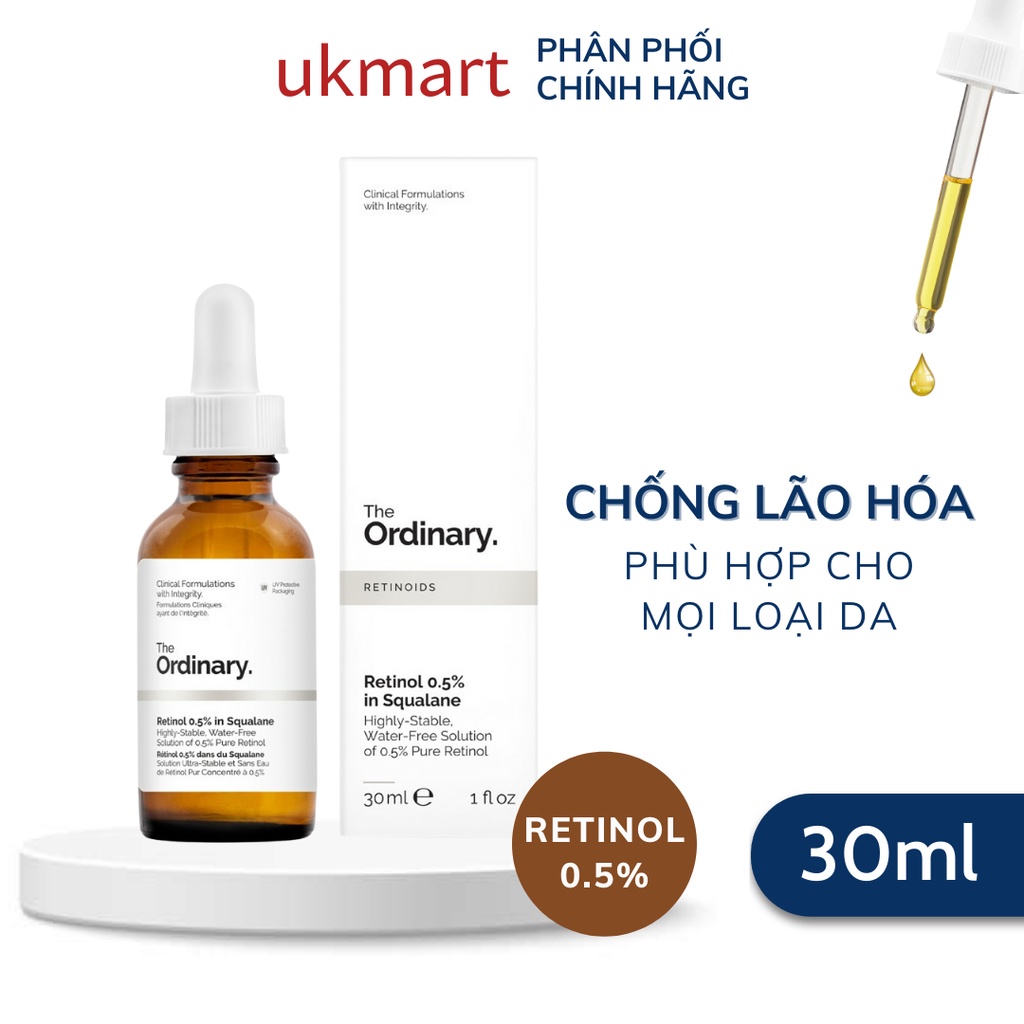 Tinh Chất The Ordinary Retinol In Squalane 30ml