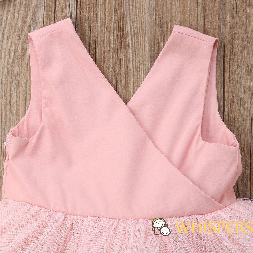 Đầm xòe công chúa xinh xắn dành cho bé gái