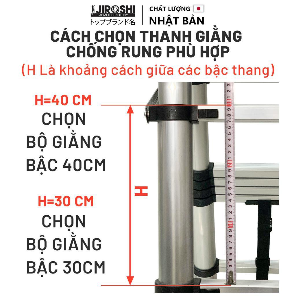 Bộ Giằng giảm rung tăng an toàn cho thang rút chữ A JIROSHI , Phụ kiện thang rút chữ A