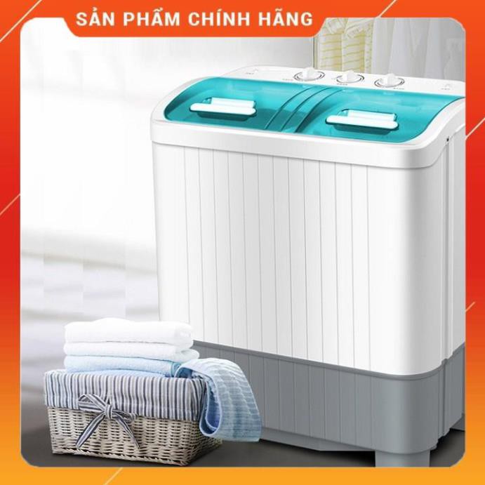 Máy giặt mini AUX bán tự động giặt được 3.6kg quần áo, máy giặt quần áo 2 lồng chính hãng chất lượng tốt