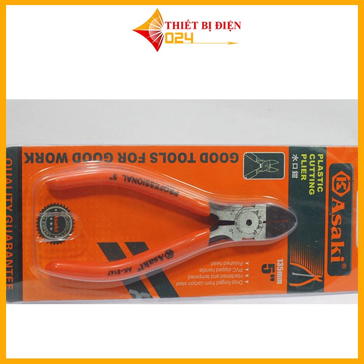 Kìm Cắt Asaki AK-8147 5'' 135mm Made In Japan