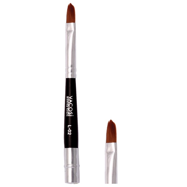 Cọ Môi Vacosi Lông Dài - Vỏ Trắng  Lip Pro Brush L02