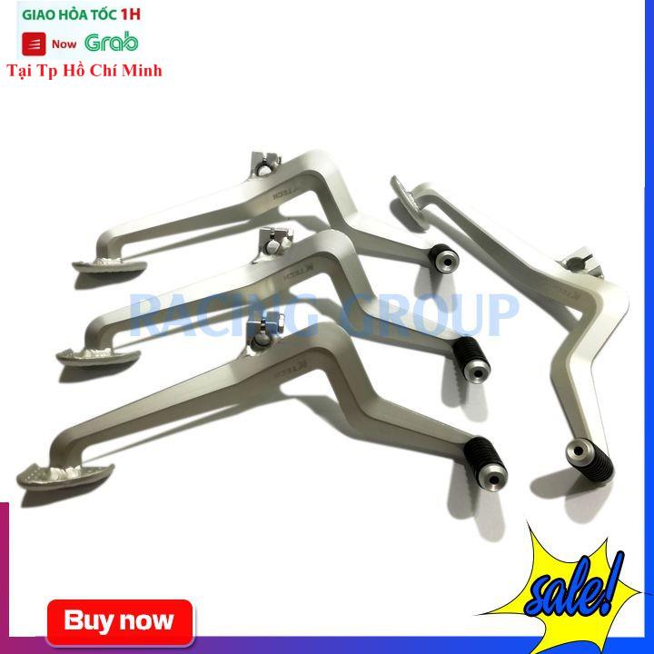 Cần Số 2 Chiều Xe Máy Ex150 Ktech Sấm Sét Màu Bạc
