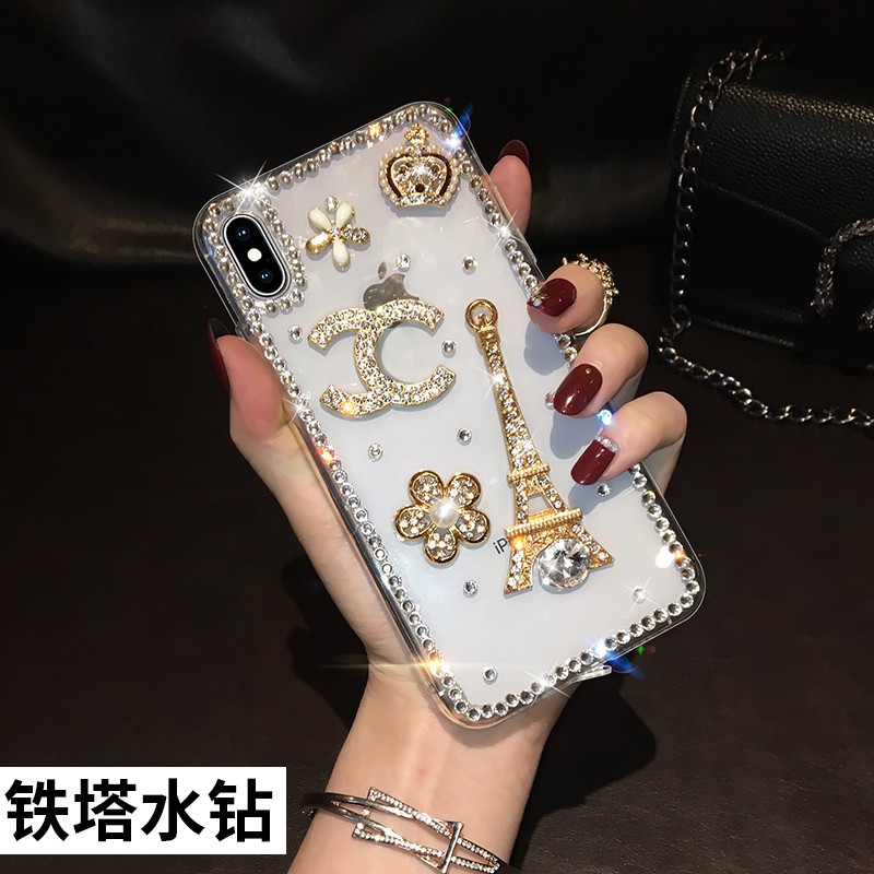 Ốp lưng hình tháp Eiffel cho Samsung Note10 Plus 9 8 S8 S9 S10 Plus J6 J4 Plus S7 S6 Edge C9 Pro